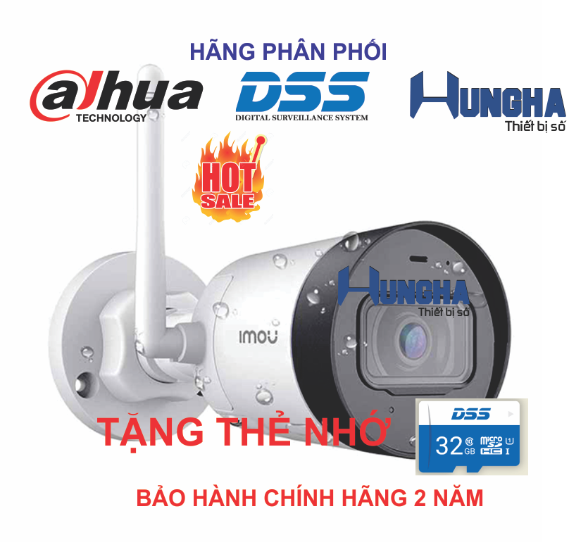 Camera dahua ip wifi imou ipc-g22p 2.0mp full hd 1080p kèm thẻ nhớ 32gb