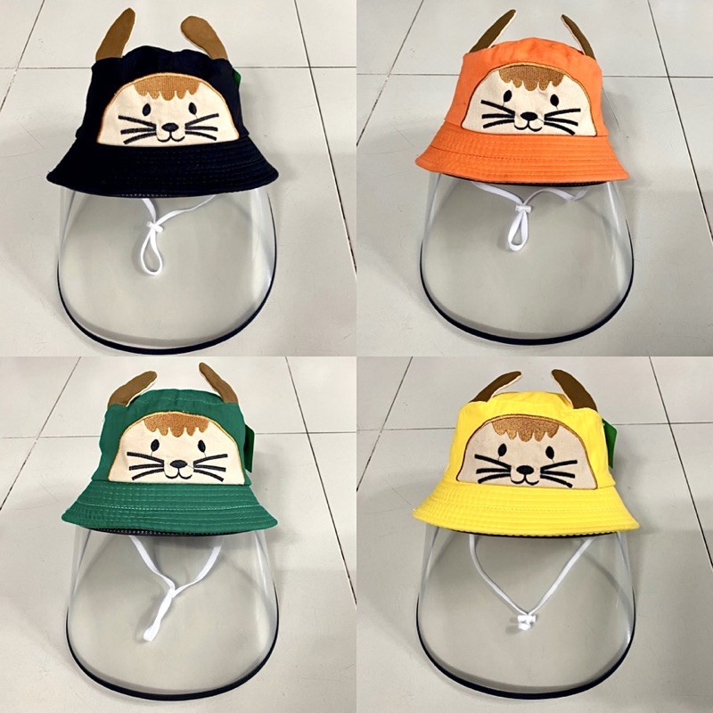 Mũ Chống Dịch Kèm Kính Cho Bé 2-5 Tuổi