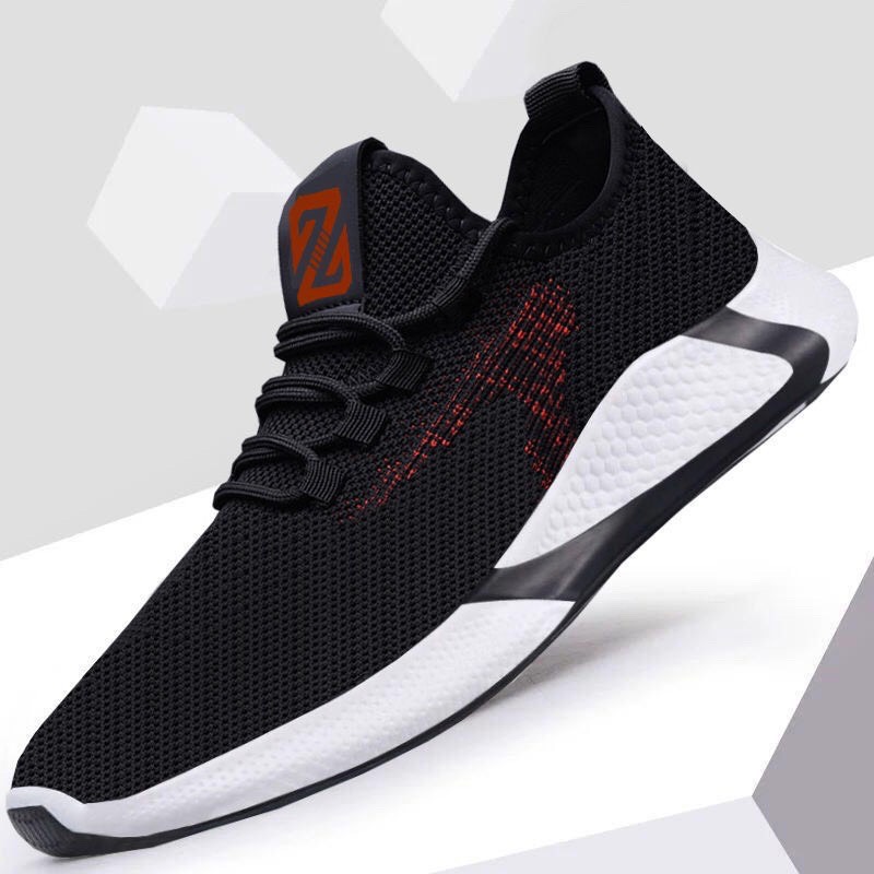 ( Có 2 Màu ) Giày nam thể thao sườn chữ XFC , Giày sneaker nam vải thoáng khí mẫu 2021 1
