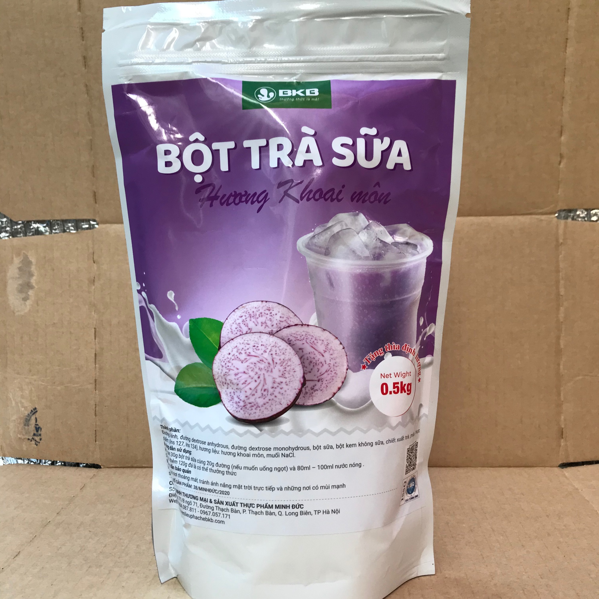 BỘT TRÀ SỮA KHOAI MÔN PHA SẴN 500gam