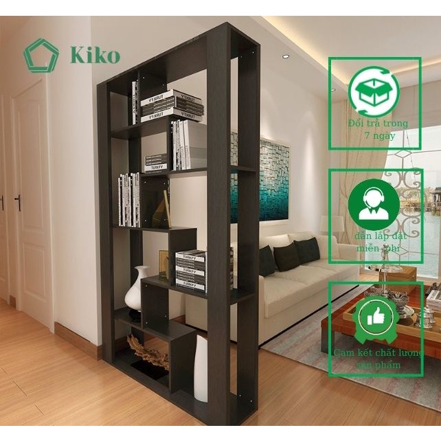 Kệ sách trang trí phòng hiện đại tối giản - gỗ mdf 15mm chống mọt đa năng kiko