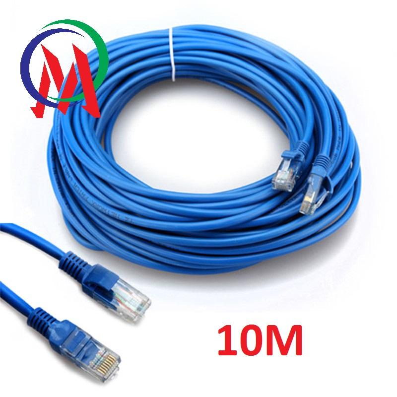 Cáp mạng utp cat 5e dây xanh cable lan utp cat 5e - 10m