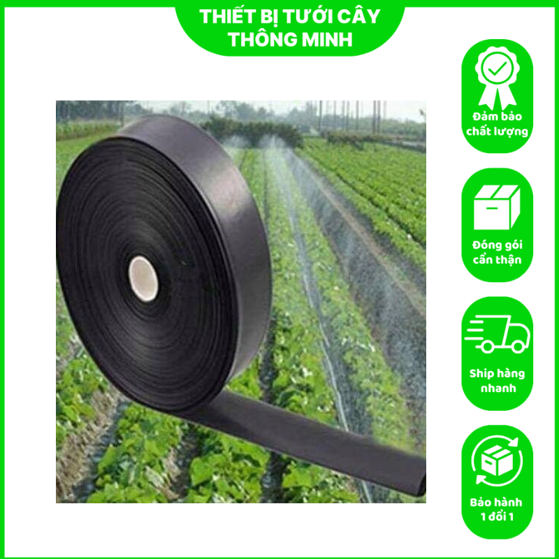 Dây tưới phun mưa 34mm 5 lỗ chéo dày 0.25