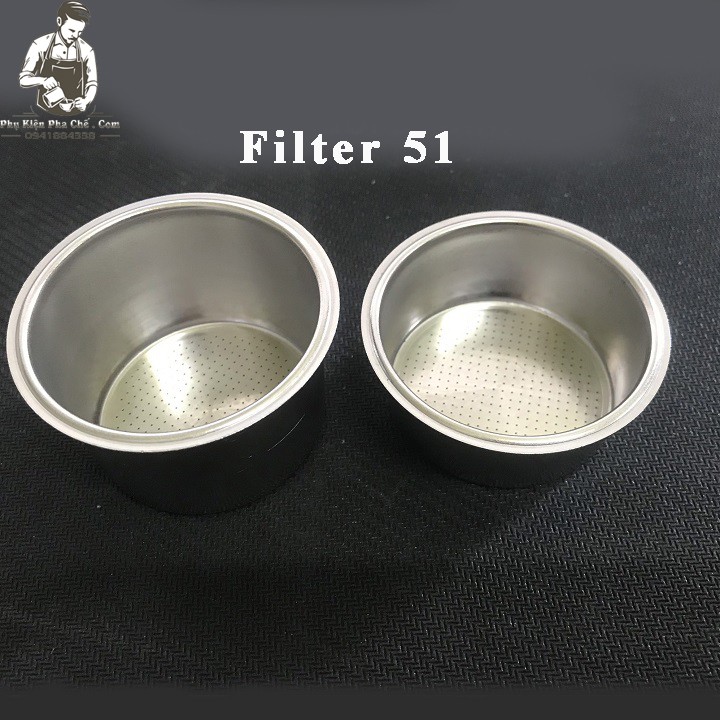 Filter 51mm - giỏ lọc đơn đôi 51mm - basket 51mm