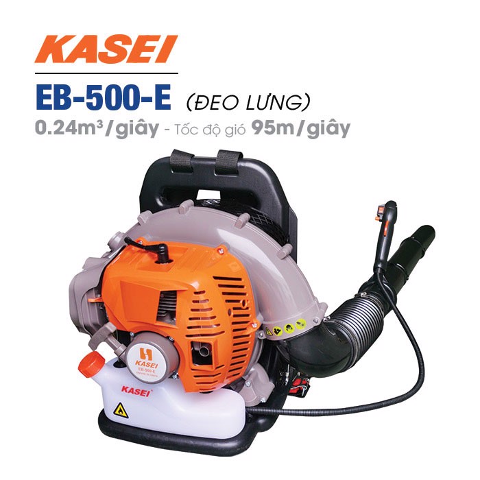 Máy thổi bụi kasei eb-500-e | lực thổi 21n | lưu lượng 240 lít khí/giây | tốc độ thổi 95 mét/giây