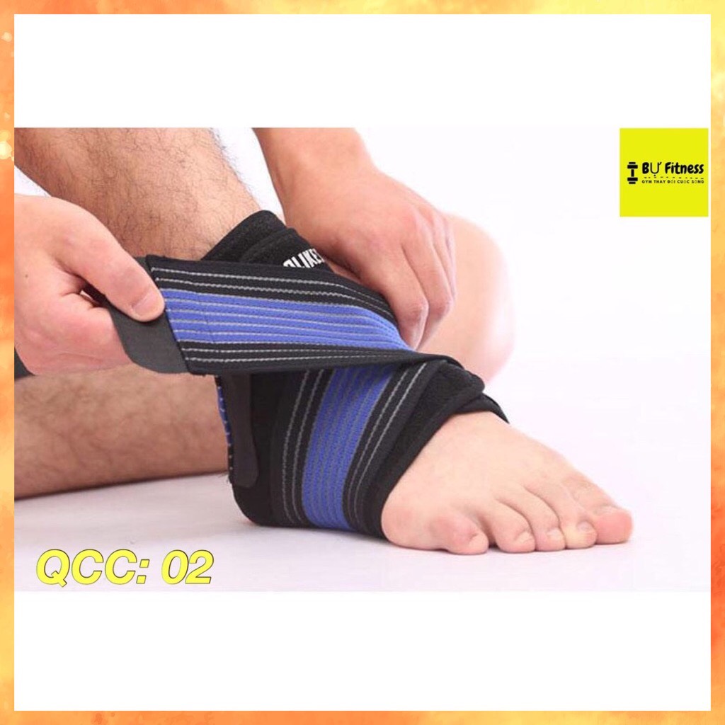 Băng cổ chân AOLIKES hở ngón bảo vệ mắt cá, băng quấn chân đá bóng hạn chế chấn thương