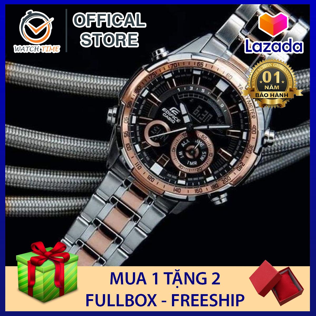 Đồng hồ nam casio edifice era-600sg - bảo hành 12 tháng