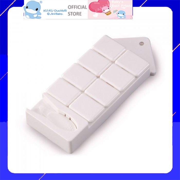Vĩ 8 nút bịt ổ điện an toàn cho bé nhựa ABS kuku ku5353