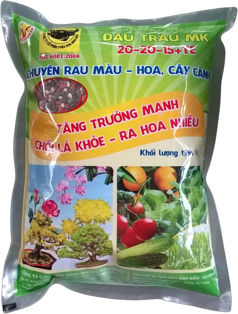 Phân Bón Đầu Trâu Đa Năng 20-20-15 1Kg