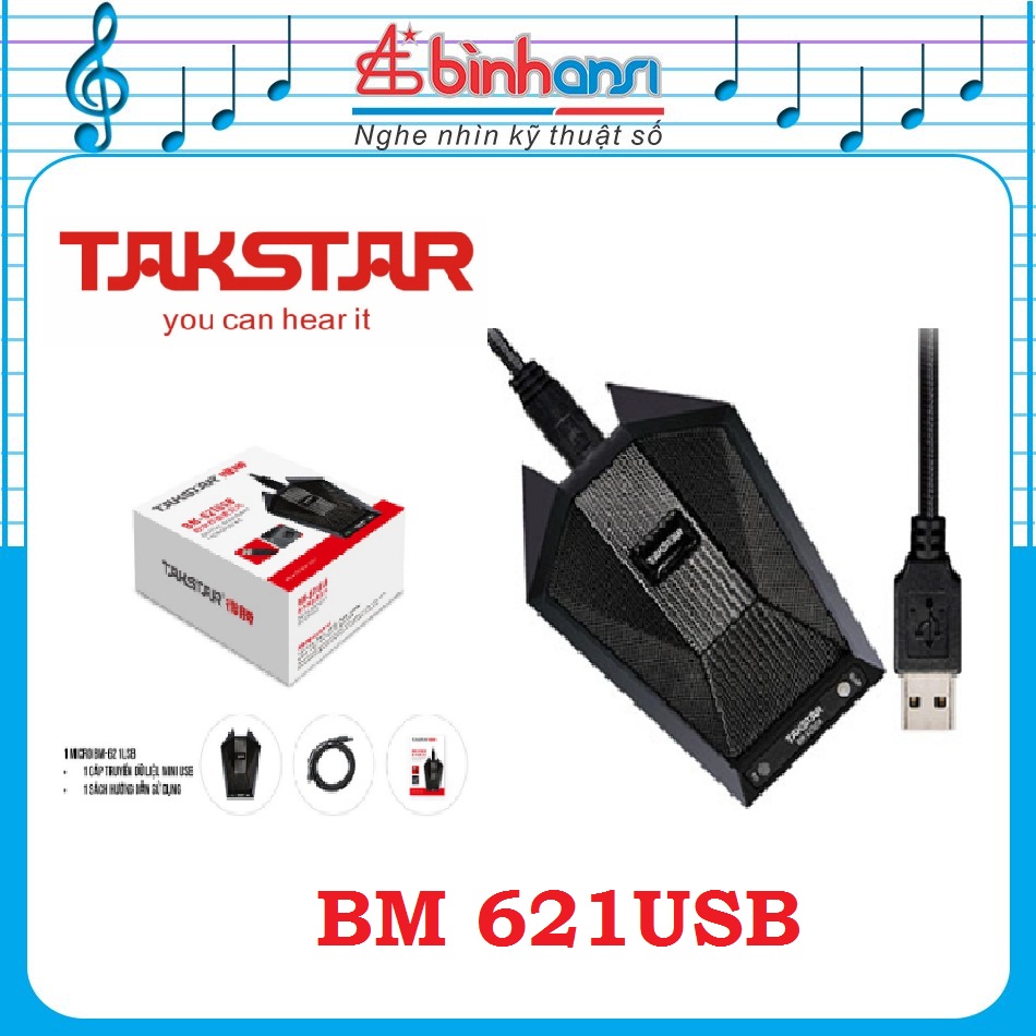 Micro họp trực tuyến, họp online Takstar BM-621USB dùng cổng USB