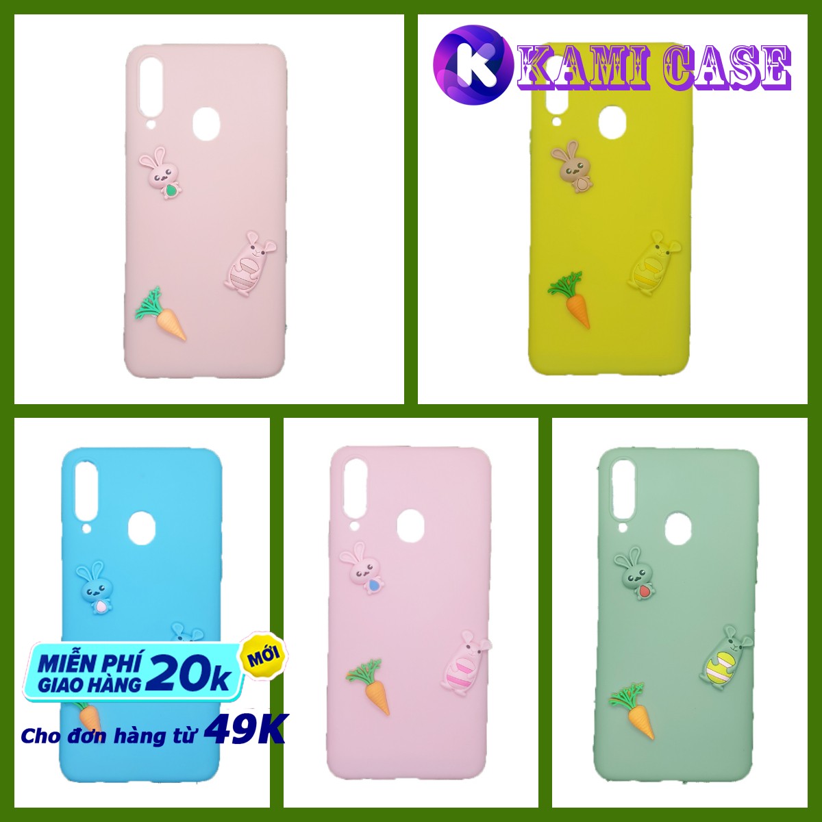Ốp dẻo sticker nổi samsung a20s