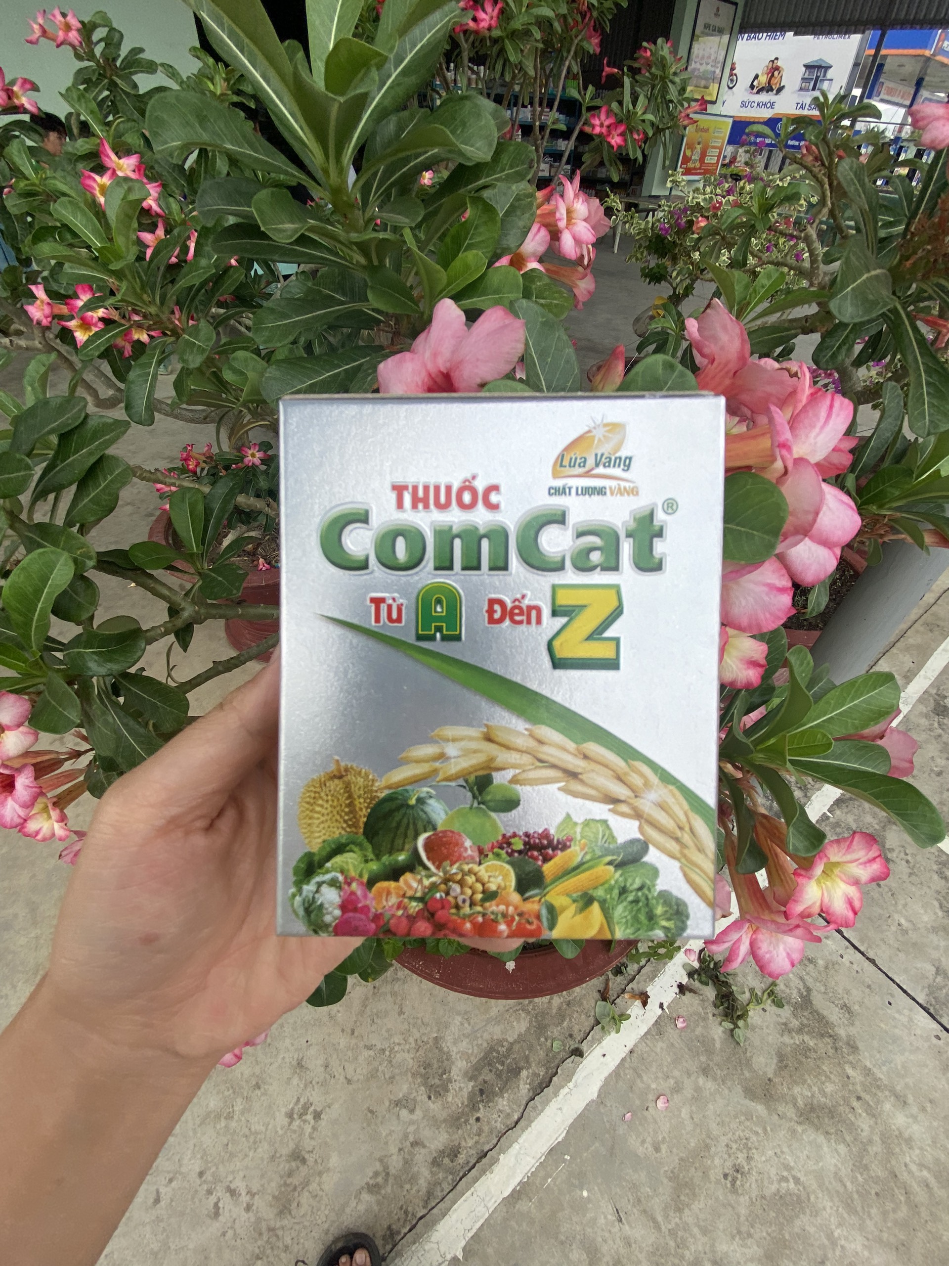 1 gói phân bón rễ, comcat az, lúa vàng, siêu ra rễ, hạn chế vàng lùn, lùn xoắn lá