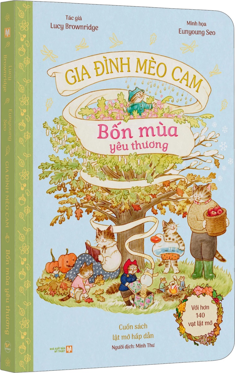 Sách - Gia Đình Mèo Cam: Bốn Mùa Yêu Thương (Tái bản 2026) - Bìa Cứng