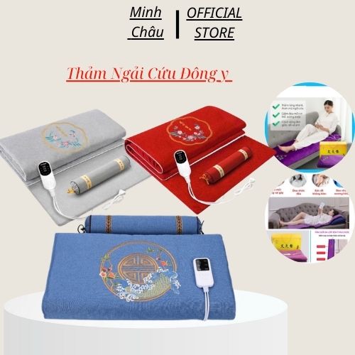 Thảm ngải cứu | đệm sưởi ngải cứu giúp thư giãn kinh mạch