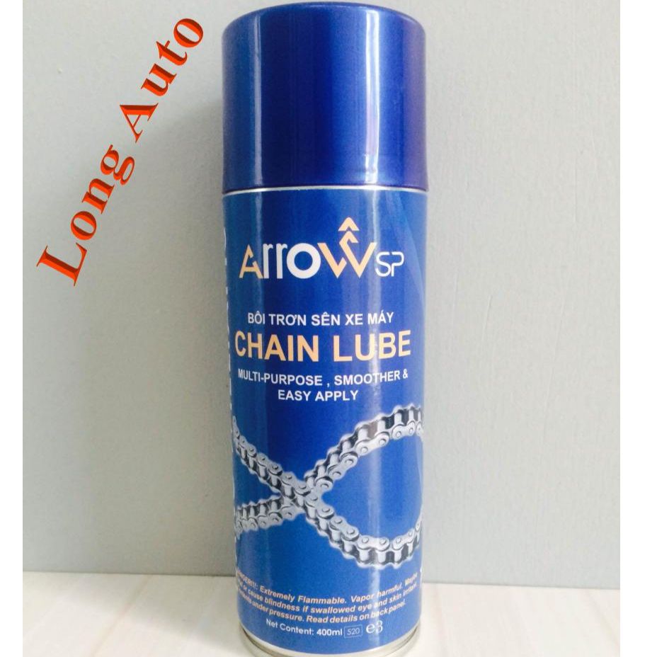 Chai xịt bôi trơn sên Arrow 400ml
