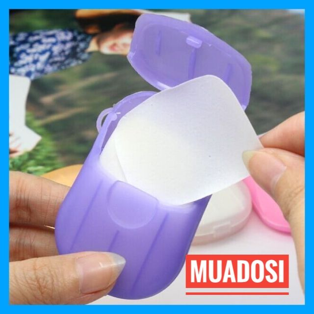 Xà Bông Xà Phòng Giấy Bỏ Túi Du Lịch Tiện Lợi