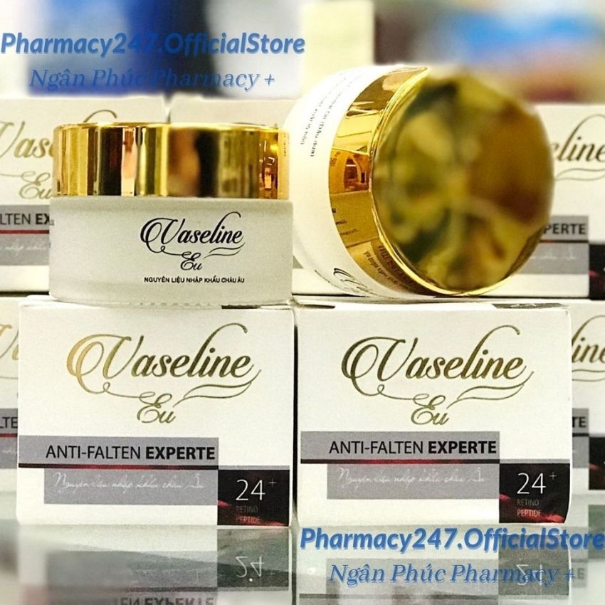 Kem Bôi Da Vaseline EU 24+ Dưỡng Ẩm Nguyên Liệu Nhập Khẩu Châu Âu Chiết Xuất Vitamin E Dầu Dừa ,JOJOBA,Lô Hội...20G