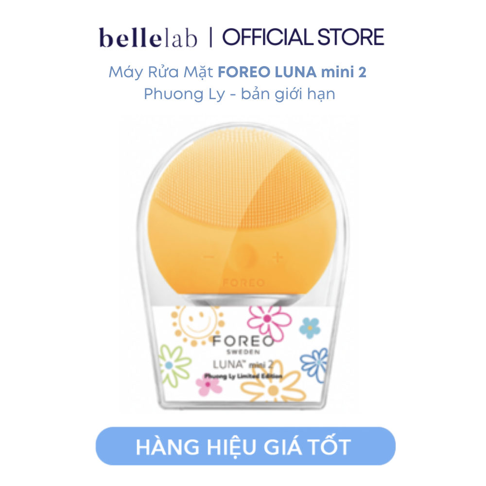 [CHÍNH HÃNG - CÓ SẴN]  MÁY RỬA MẶT FOREO LUNA MINI 2 PHUONG LY LIMITED EDITION - MÀU VÀNG