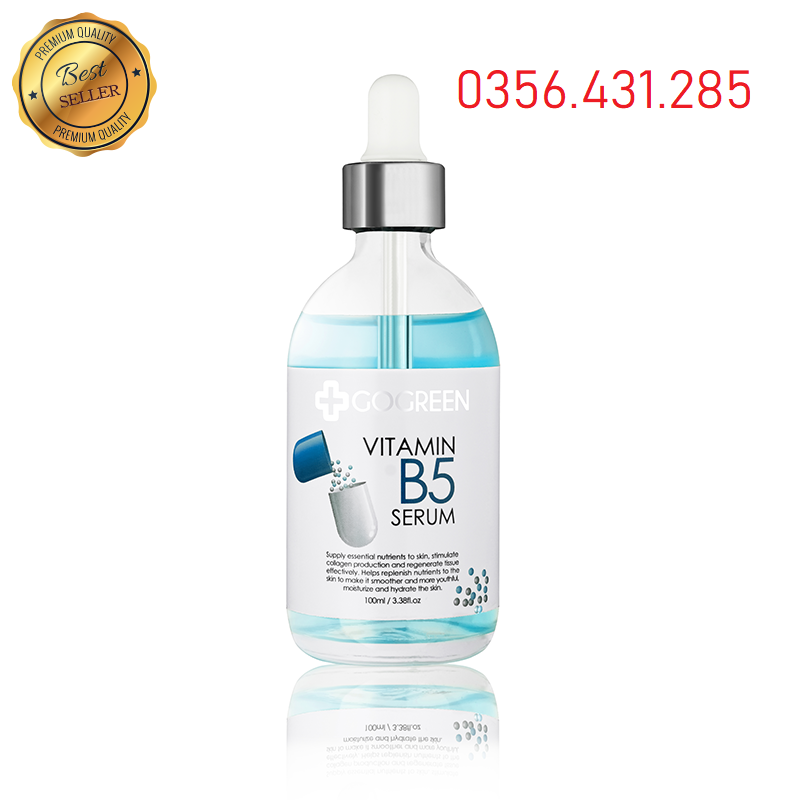 Serum phục hồi da cao cấp gogreen serum vitamin b5