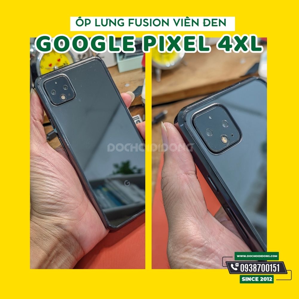 Ốp lưng google pixel 4 / google pixel 4 xl fusion lưng trong cứng viền dẻo chống sốc