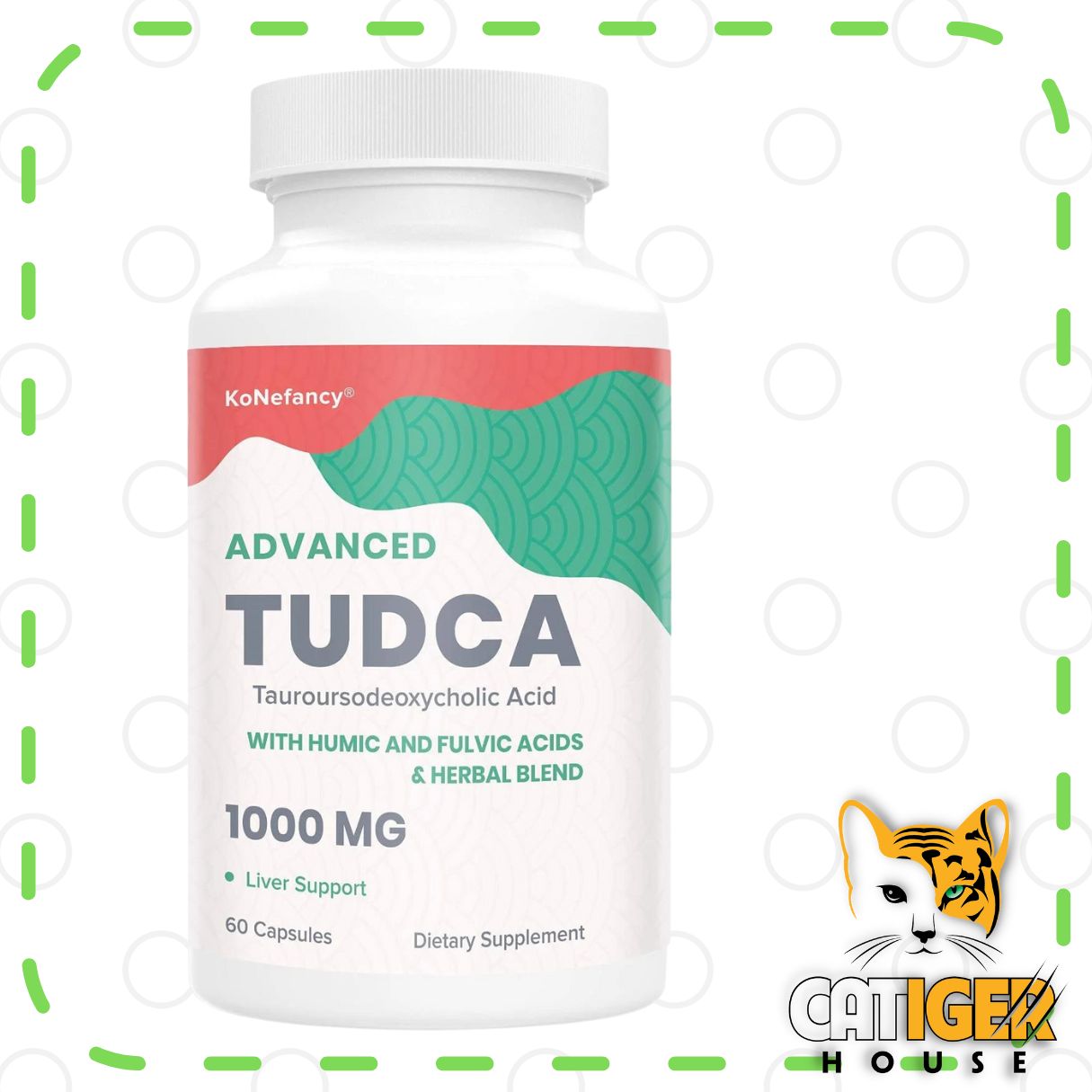 TUDCA Liver Supplements 1000 mg - Giải độc gan - Hỗ trợ sức khỏe Gan