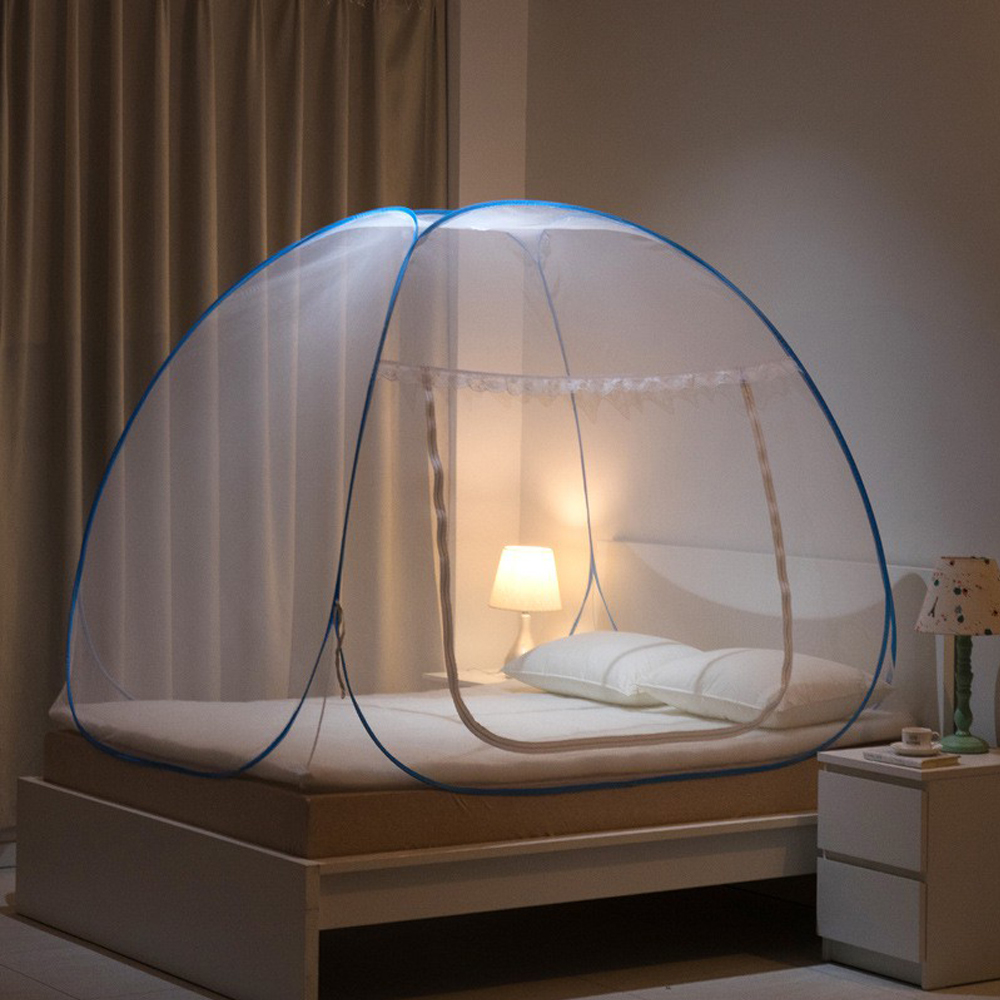 Mùng chụp ⚡SIÊU BỀN⚡ Màn chụp người lớn ngăn muỗi hiệu quả 2Mx2m2 - Thiết kế tự bung không đáy thông minh có thể gấp gọn khi không sử dụng - Tiện lợi để mang theo khi du lịch, Màn che cao cấp, Mùng chụp tự bung