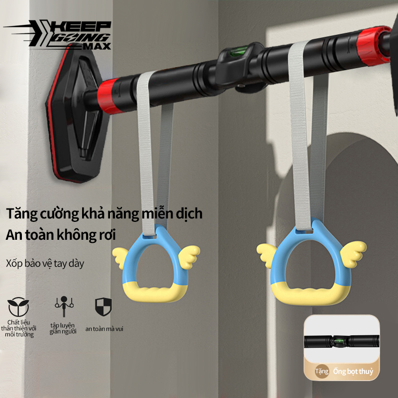 [HCM]Xà đơn treo tường xà đơn gắn cửa (60-100cm và 80-130cm) miễn khoan tường dễ lắp đặt xà đơn tập tại nhà tiện dụng hai kích cỡ