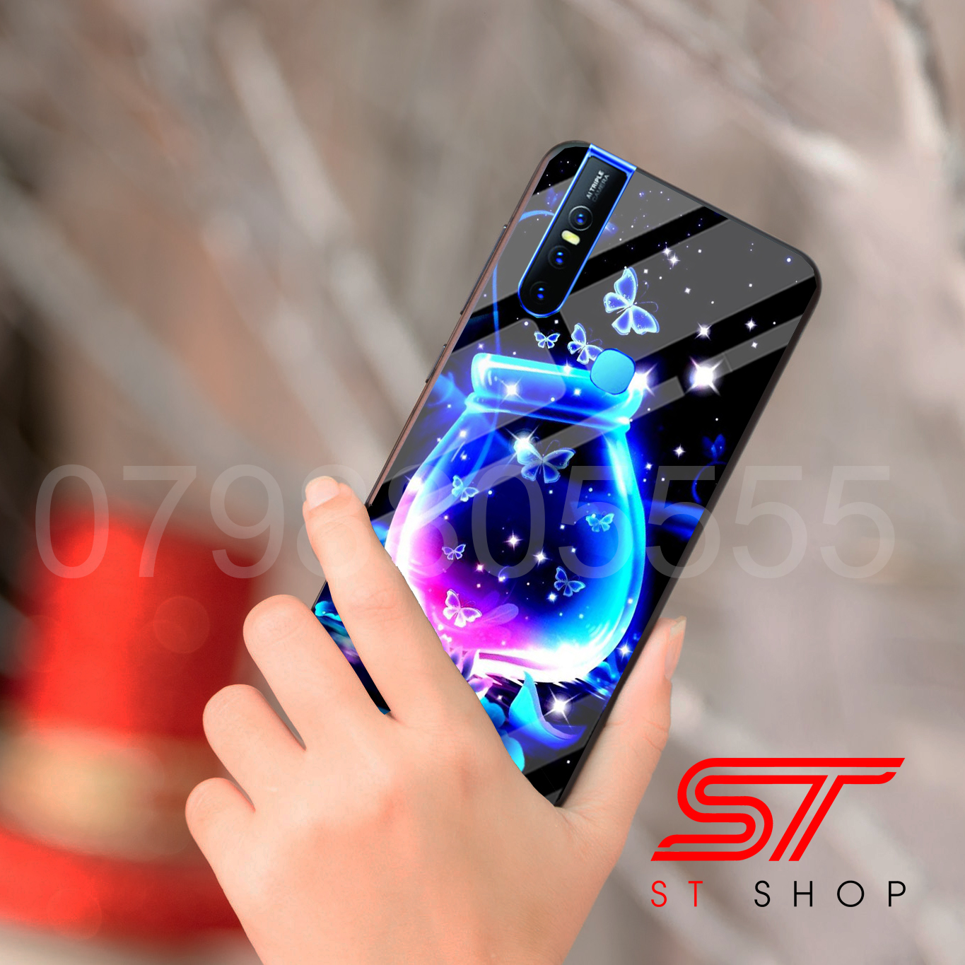 [ 6 Mẫu ] Ốp lưng kính cực đẹp cho Vivo V15