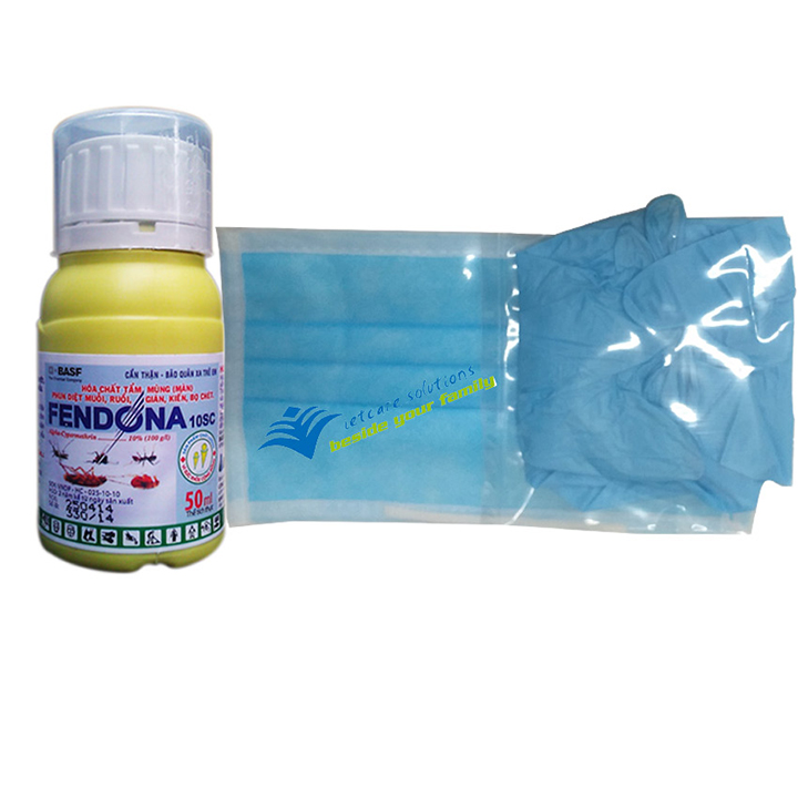 [HCM]Dung dịch diệt côn trùng FENDONA 10SC 50ml tặng khẩu trang bao tay