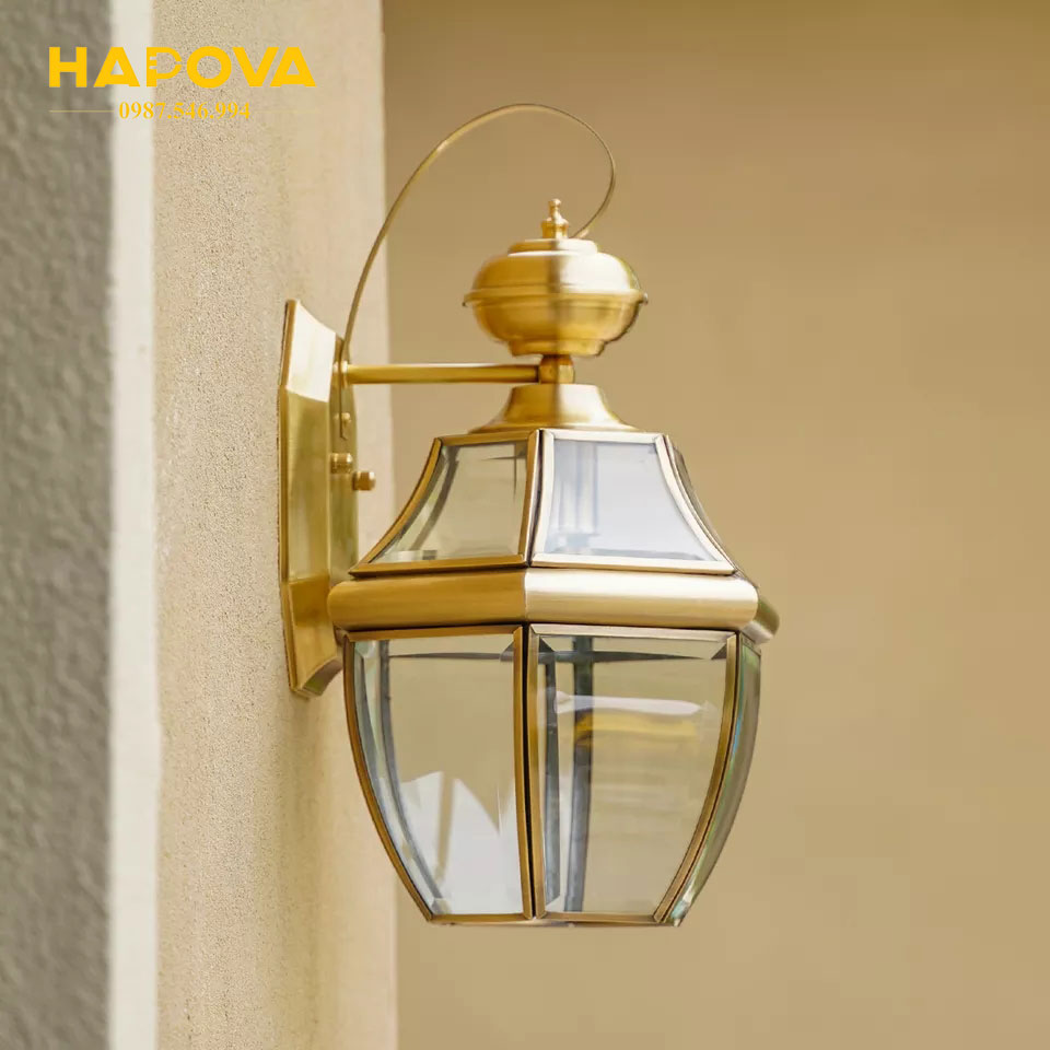 Đèn treo tường, đèn gắn tường cao cấp bằng Đồng HAPOVA  DGT 1002