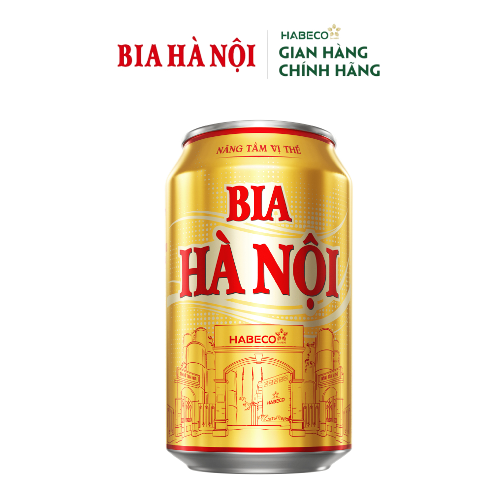 [GIFT] Combo 2 lon Bia Hà Nội  - HABECO (330ml/lon)