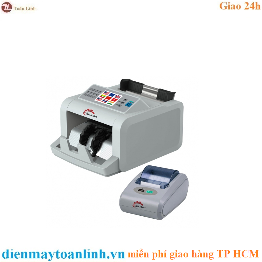 Máy Đếm Tiền Silicon MC-7PLUS ( Combo Máy in ) - Hàng chính hãng