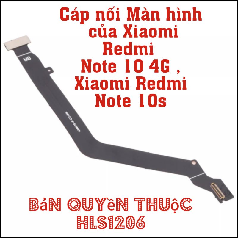 Cáp nối màn hình của xiaomi redmi note 10 4g / 10s