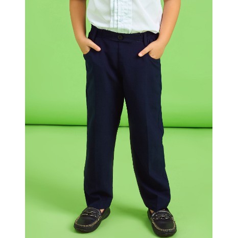 (30-110Kg)Quần Tây Xanh Học Sinh Có Lưng Thun Co Dãn Bigsize Mặc Thoải Mái