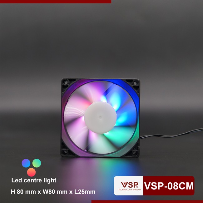 Fan case v-08cm led - bảo hành 3 tháng