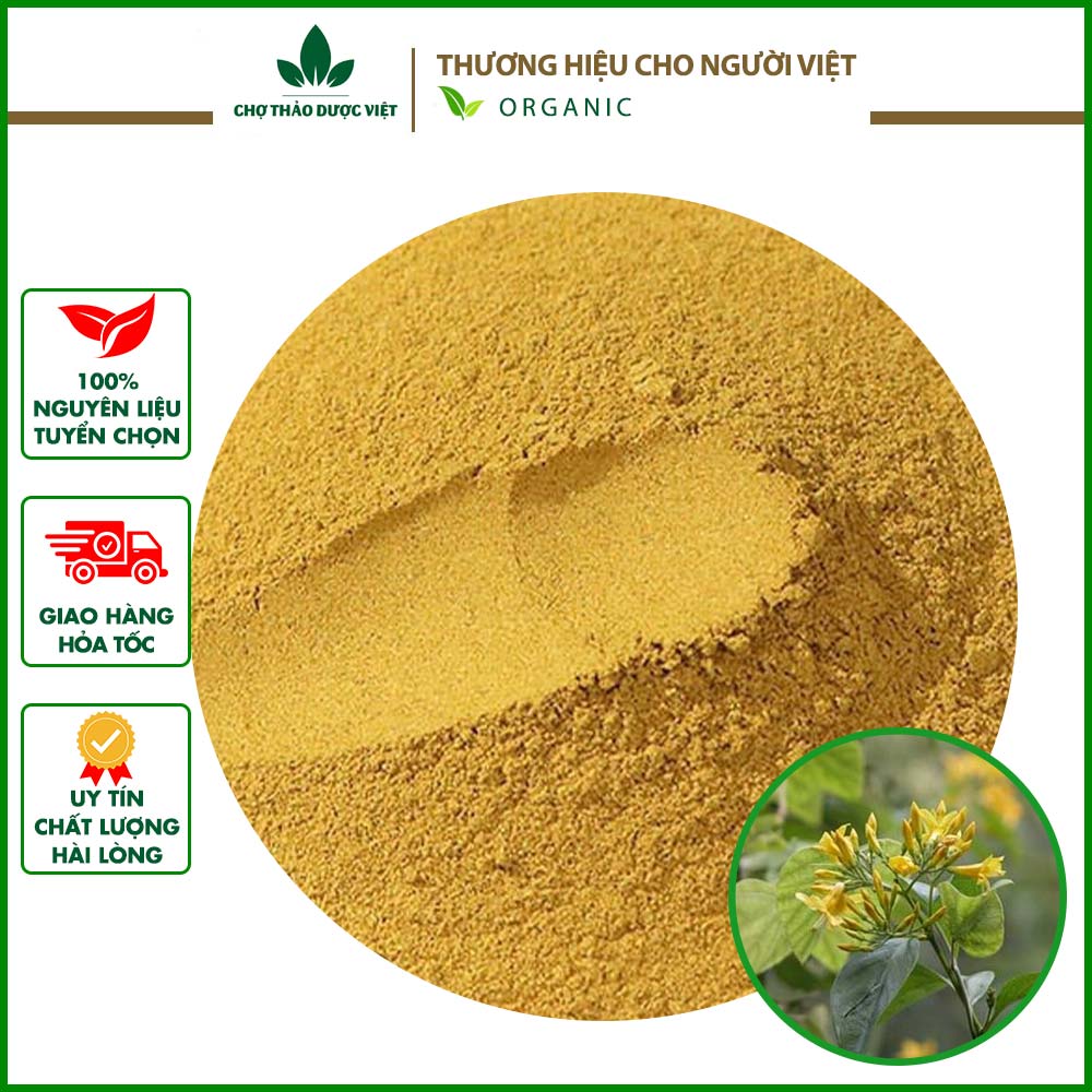 Bột hoàng đằng 1kg, hàng nguyên chất, khô, thơm, sạch - Chợ Thảo Dược Việt