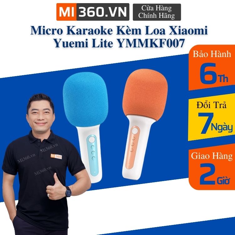 Micro karaoke kèm loa bluetooth xiaomi yuemi lite ymmkf007 chính hãng