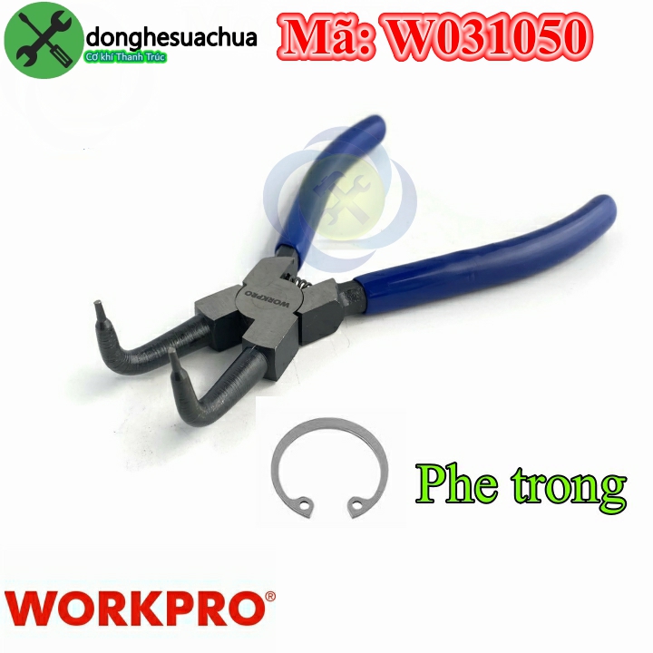Kìm mở phe trong mũi cong Workpro W031050