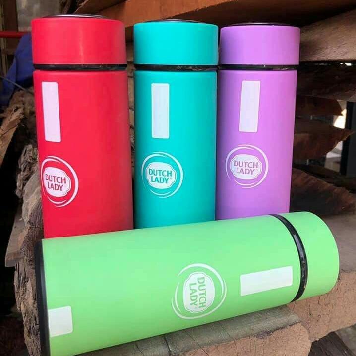 Bình Giữ Nhiệt Lõi Thủy Tinh Chống Nóng Dutch Lady Siêu Bền Đẹp 400ml nhiều màu