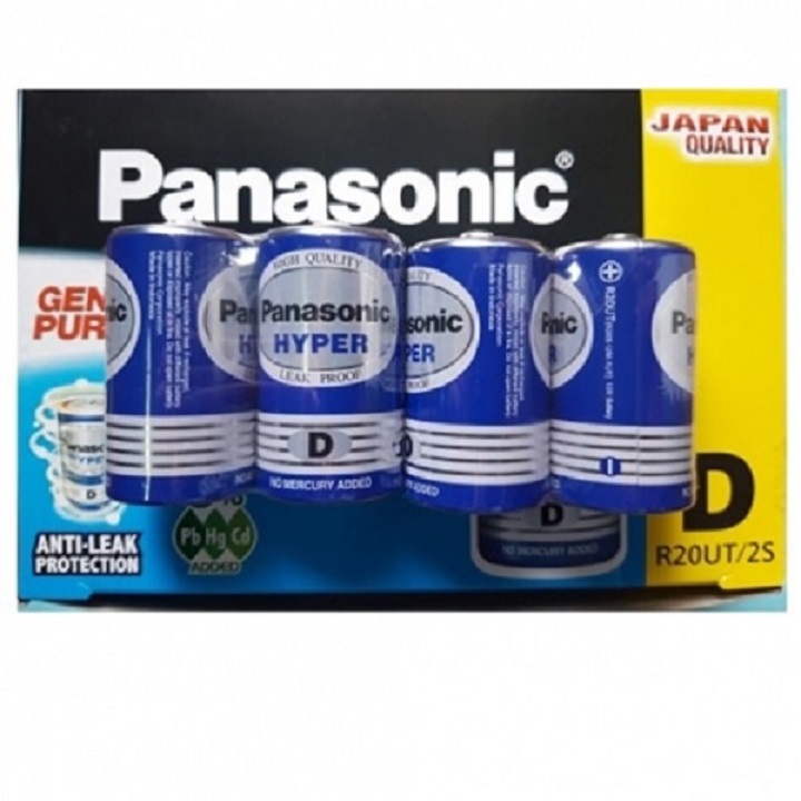 Pin đại d panasonic lốc 2 viên - d468