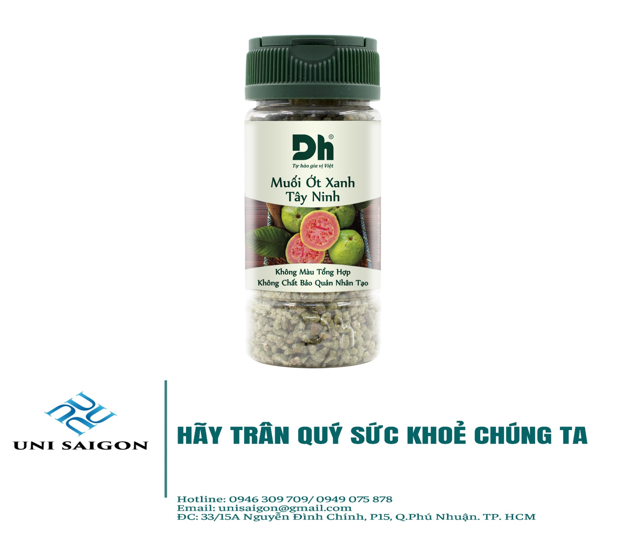 Hũ muối ớt xanh tây ninh - thương hiệu dh foods