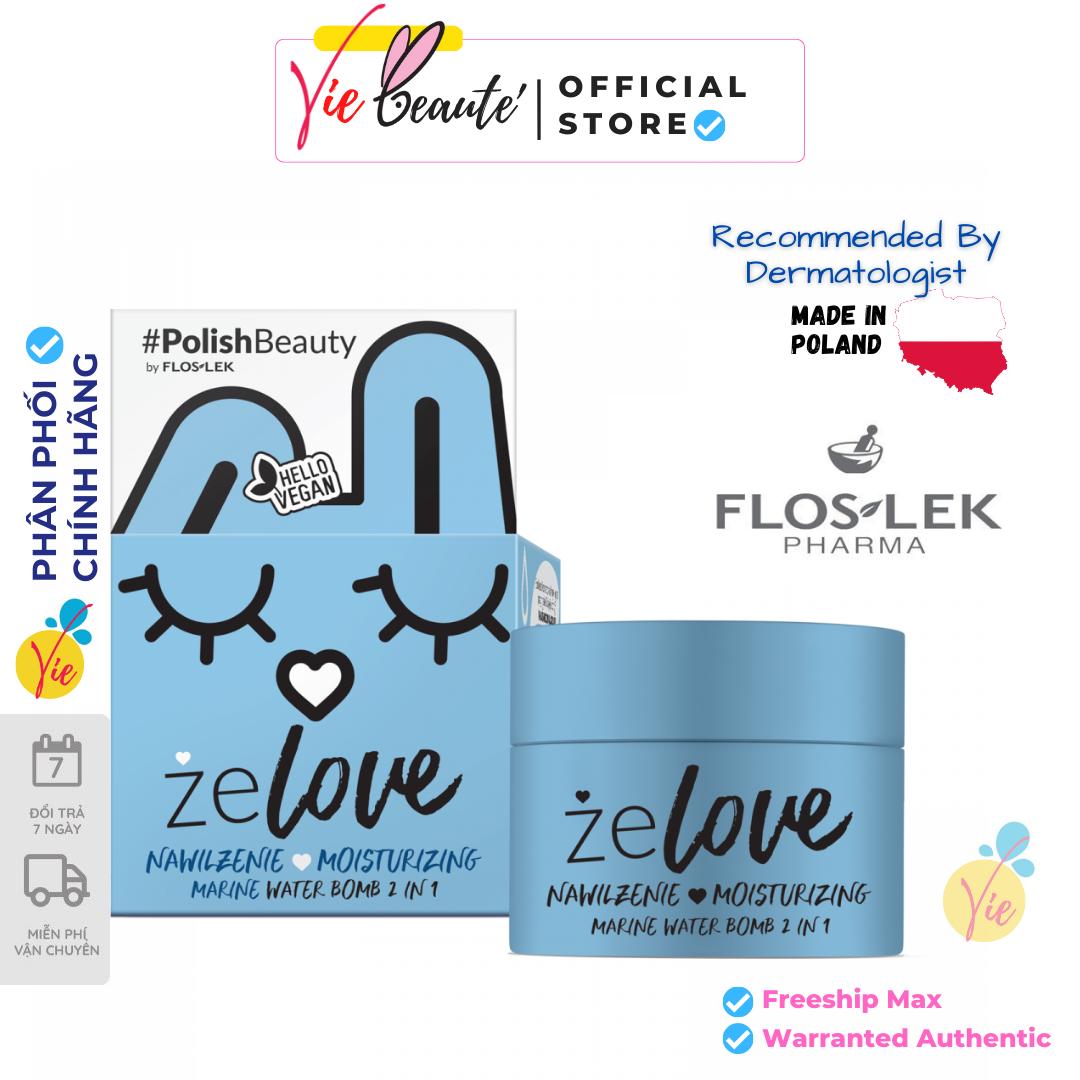 Kem dưỡng ẩm FLOSLEK Zelove Moisturizing Aloe Water Bomb 2in1 dạng gel