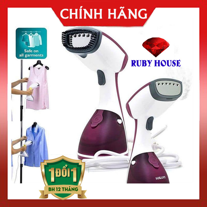 Bàn ủi hơi nước cầm tay SOKANY AJ-2205, bàn là hơi nước cầm tay MẪU MỚI NHẤT 2020, hơi nước cực mạnh, là nhanh trong 5s - Ruby House