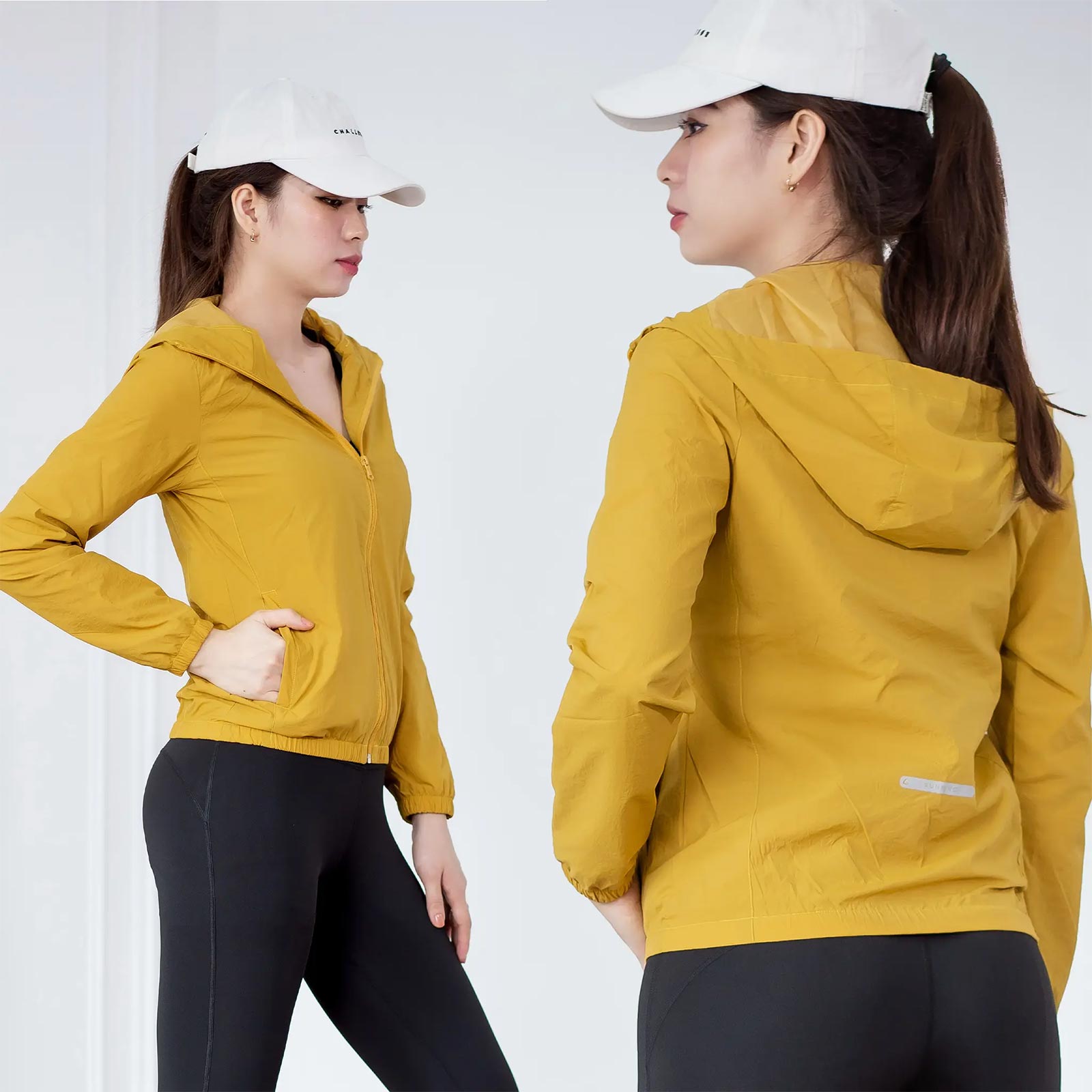 Áo khoác thể thao Gladimax 2 Lớp Gladimax Running Fullface có mũ (GMA23) mặc đi làm, đi chơi hay đi tập, chạy bộ