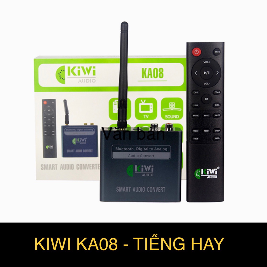 [Xả kho] - Bộ chuyển quang Kiwi KA08 - Tiếng cực hay, dễ lắp, có bluetooth