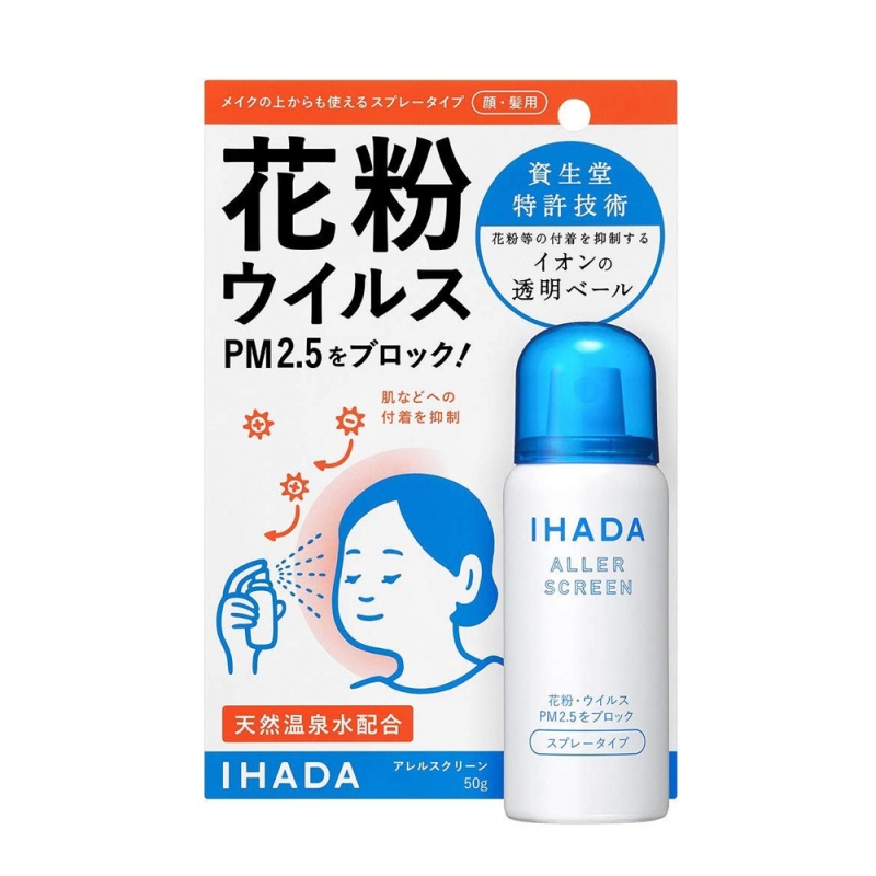 Xịt kháng khuẩn chống virus và bụi mịn ihada nhật bản 50g