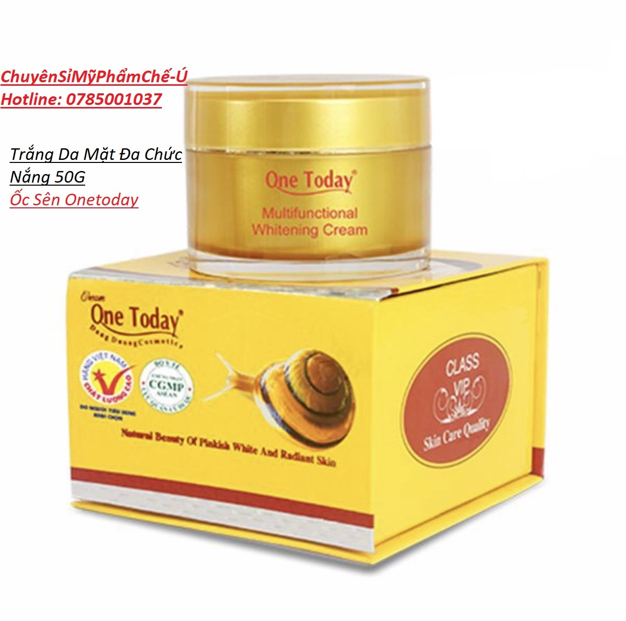 Kem ốc sên hộp bồi vip 50g 2 loại onetoday