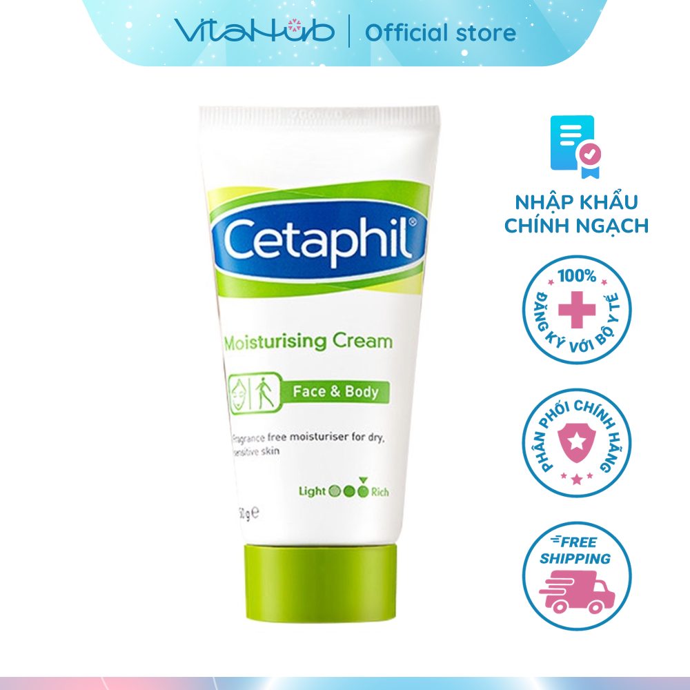 Kem dưỡng ẩm Cetaphil Moisturising Cream 50g