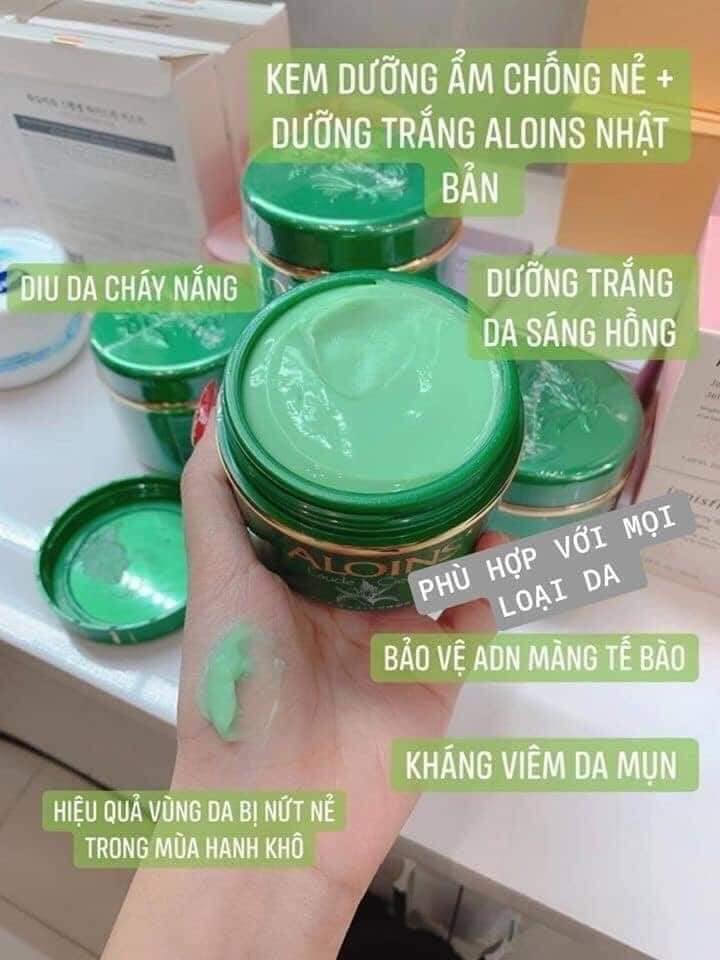 Kem dưỡng thể - dưỡng ẩm - chống nẻ - trắng da Aloins Nhật