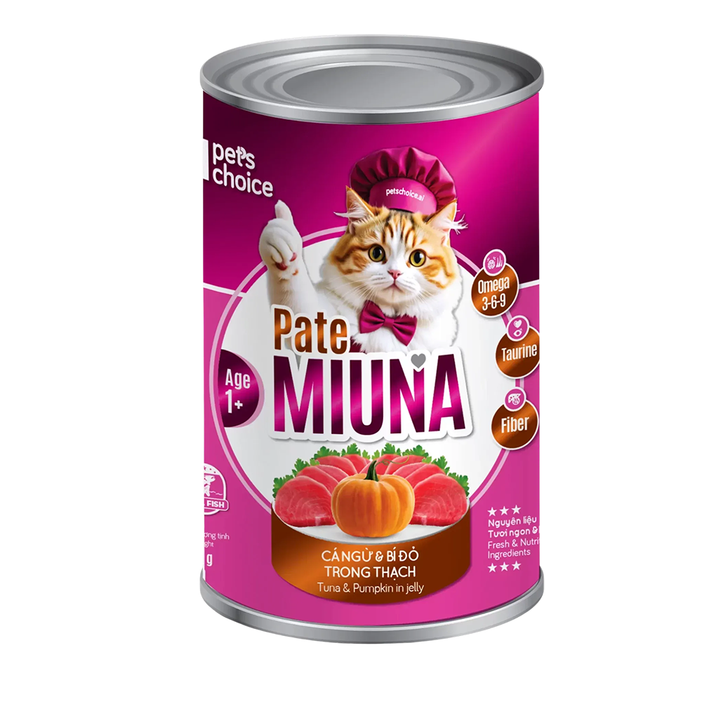 Pate cho mèo MIUNA 400g - Cutepets